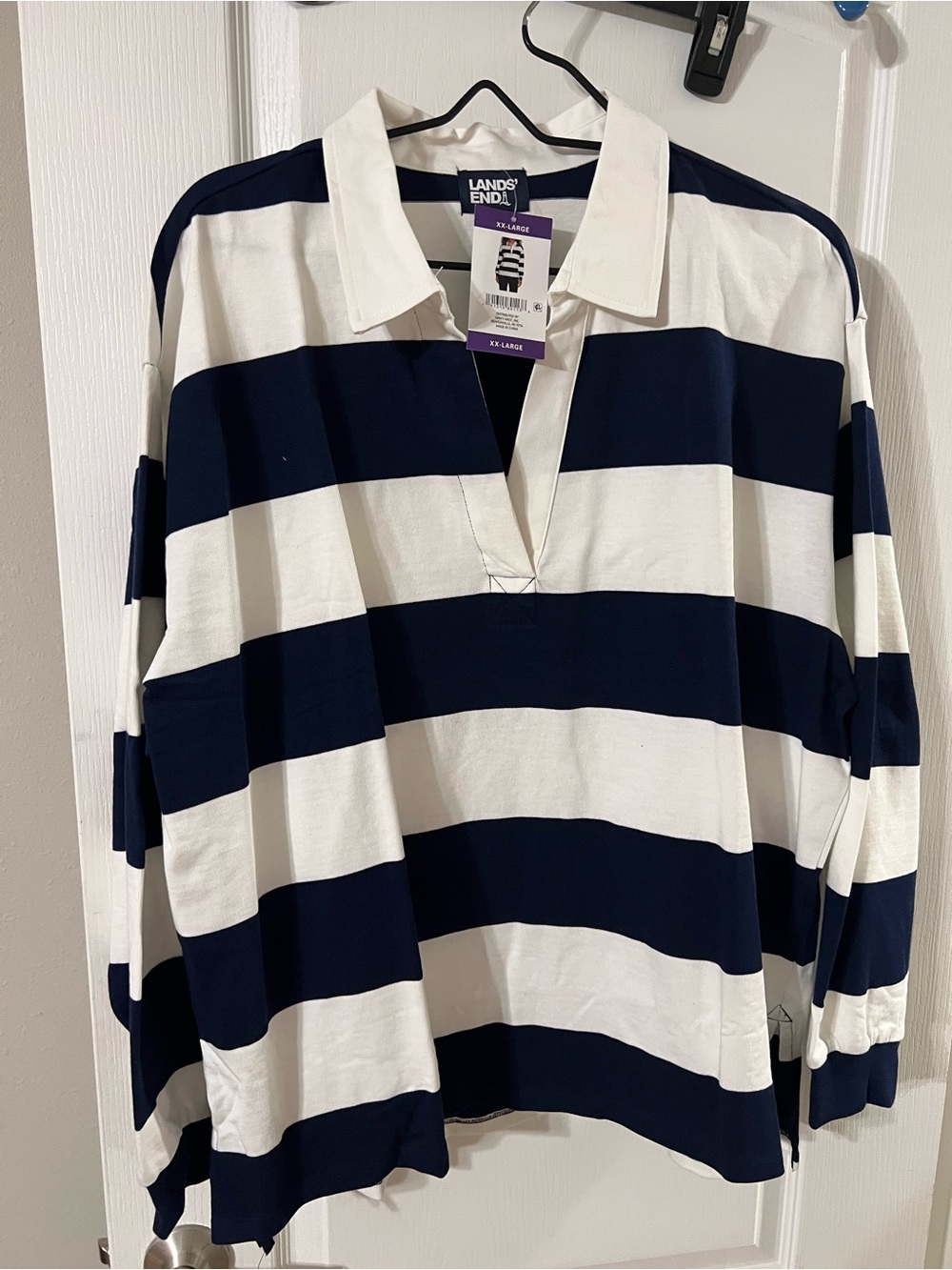 Women’s Lands end rugby long sleeve top
